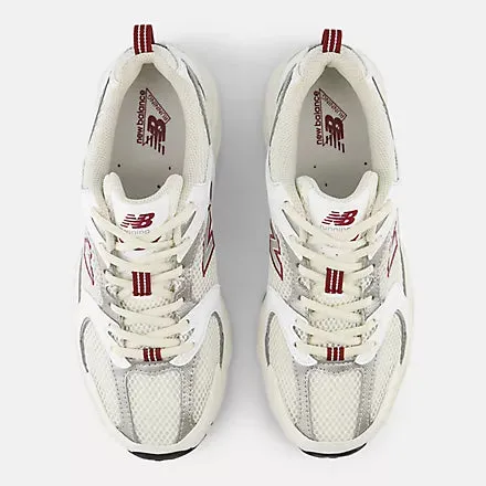 530 Sneaker (Sea Salt + White + Mercury Red)