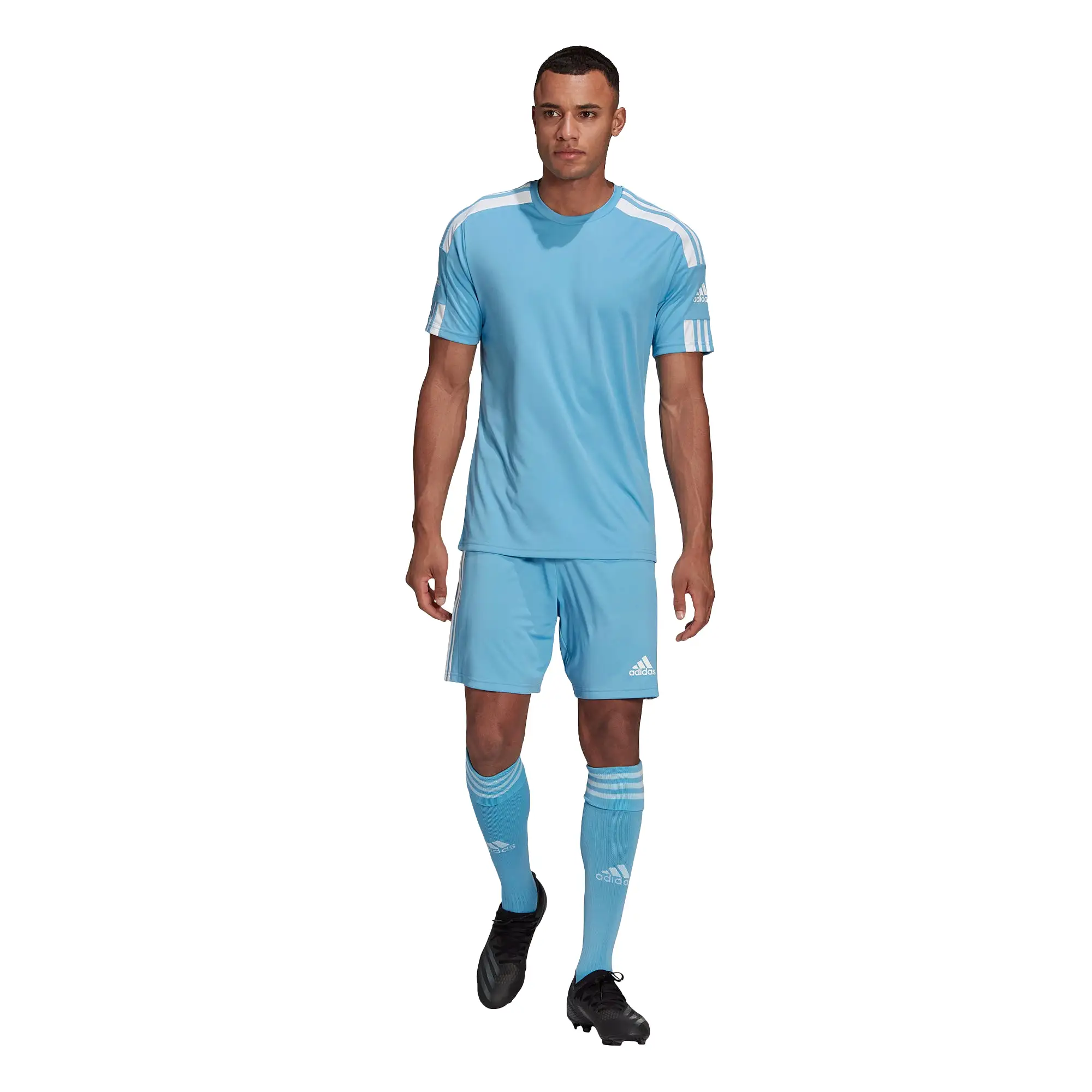 Adidas Adult Squadra 21 Shorts (Light Blue/White)