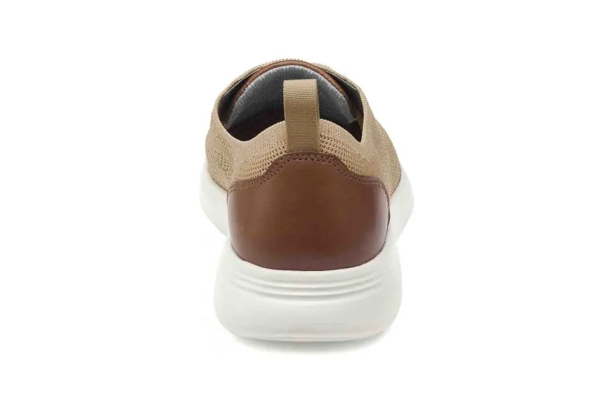 Amherst Taupe Knit Lace-Up Sneaker