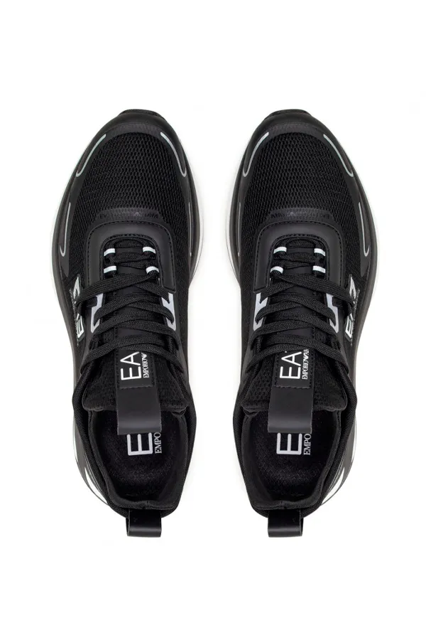 Armani EA7 Trainers High Rise Logo Black