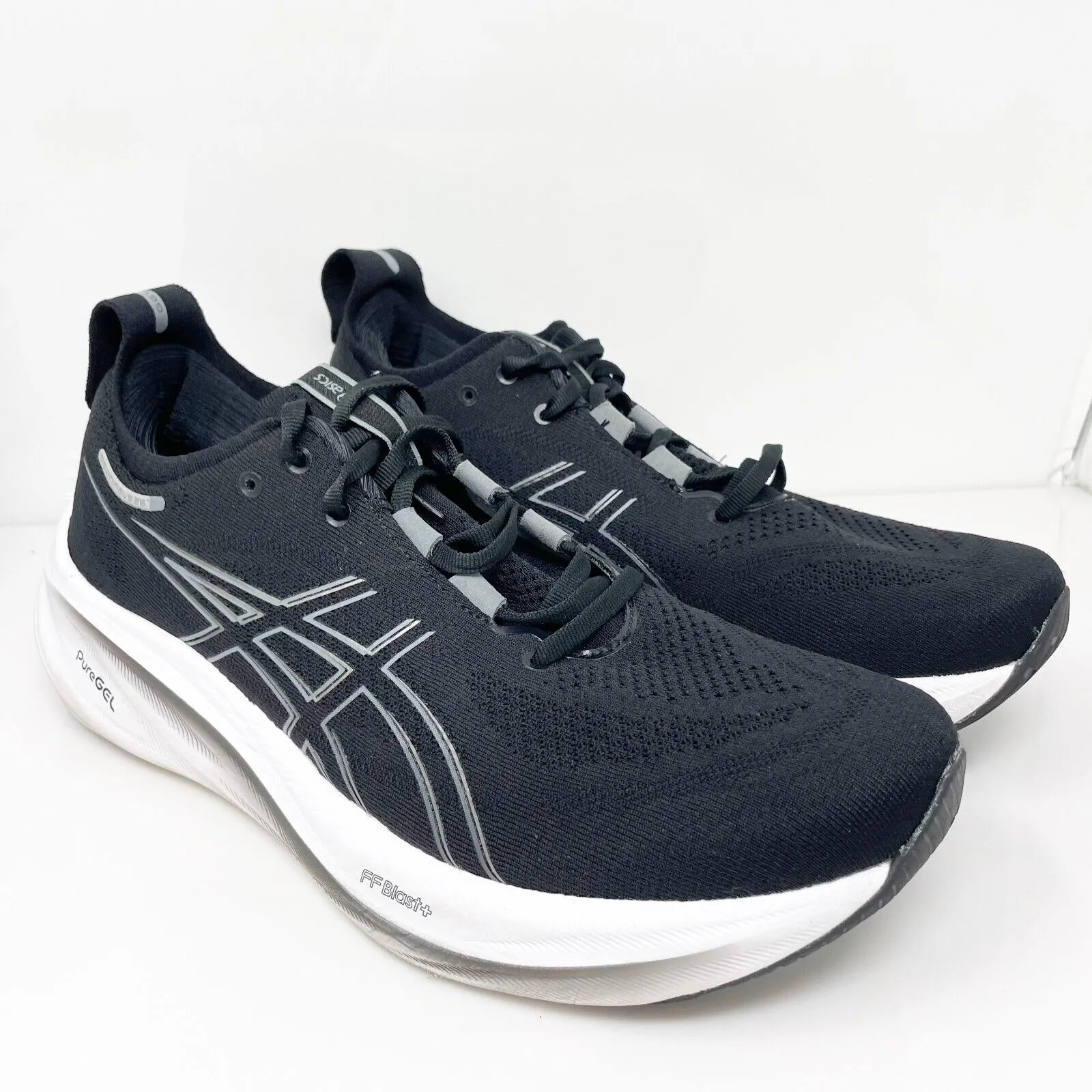 Asics Mens Gel Nimbus 26 1011B794 Black Running Shoes Sneakers Size 11.5