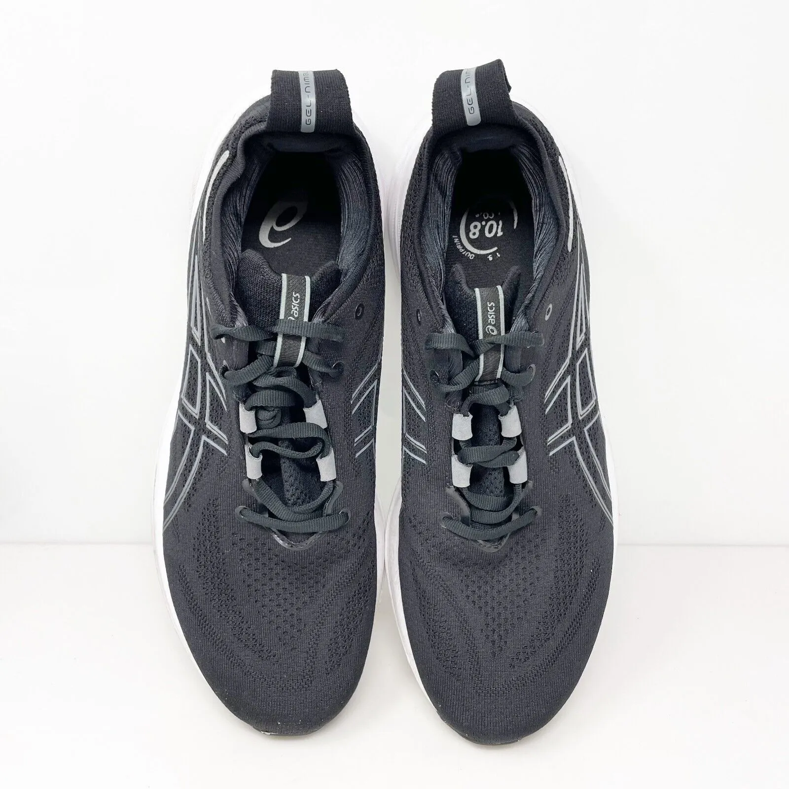 Asics Mens Gel Nimbus 26 1011B794 Black Running Shoes Sneakers Size 11