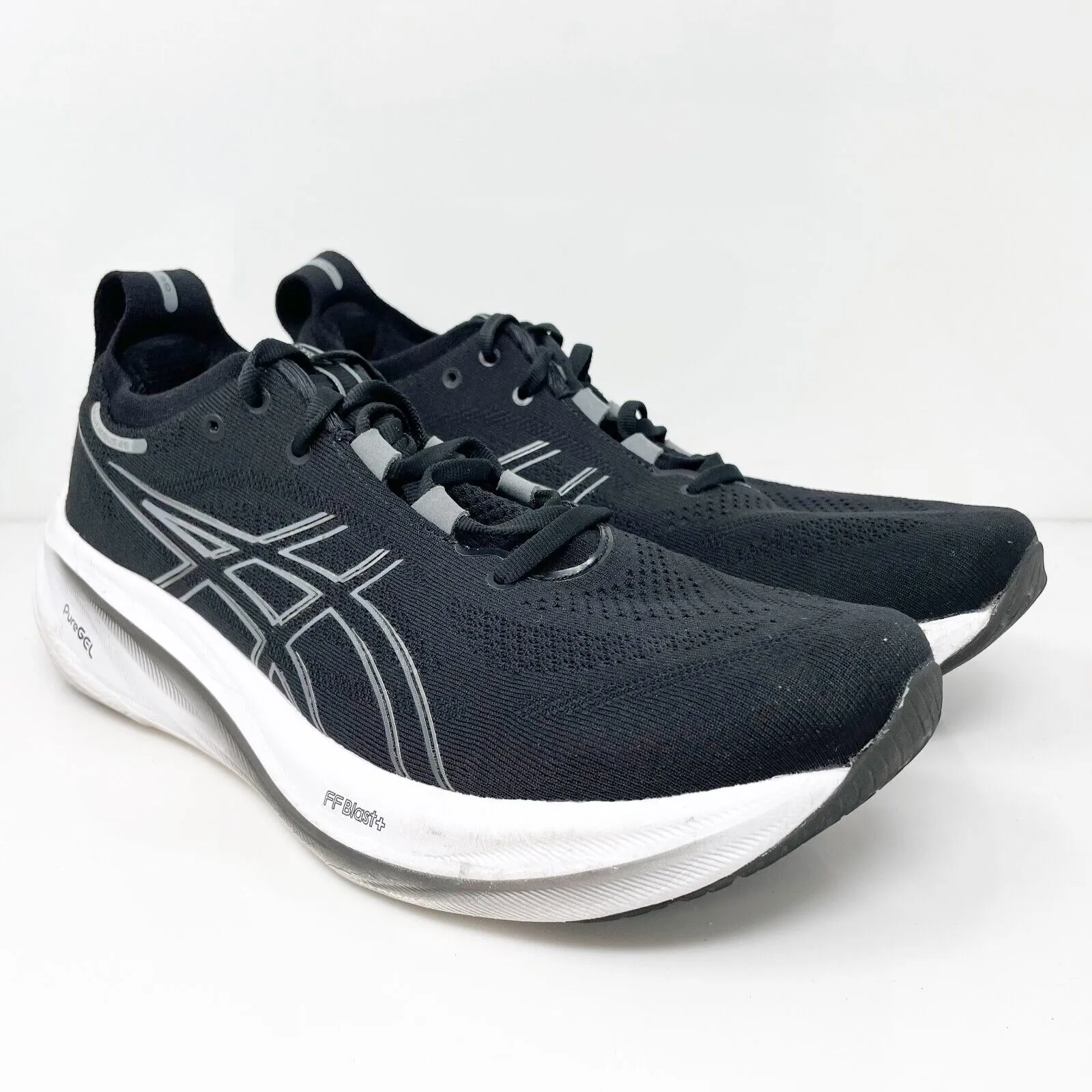 Asics Mens Gel Nimbus 26 1011B794 Black Running Shoes Sneakers Size 11