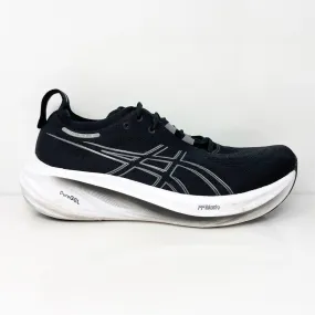 Asics Mens Gel Nimbus 26 1011B794 Black Running Shoes Sneakers Size 11