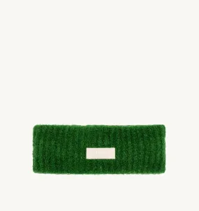 AUTRY APPAREL WOMAN  HEADBAND IN GREEN WOOL