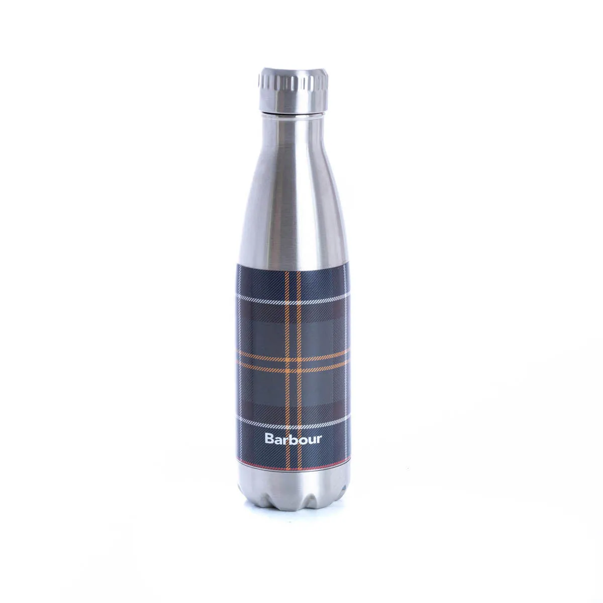 Barbour Tartan Pattern Logo Printed Water Bottle