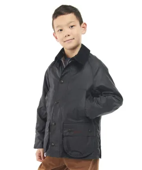 Boy's Barbour Classic Bedale Waxed Jacket, 2-9yrs