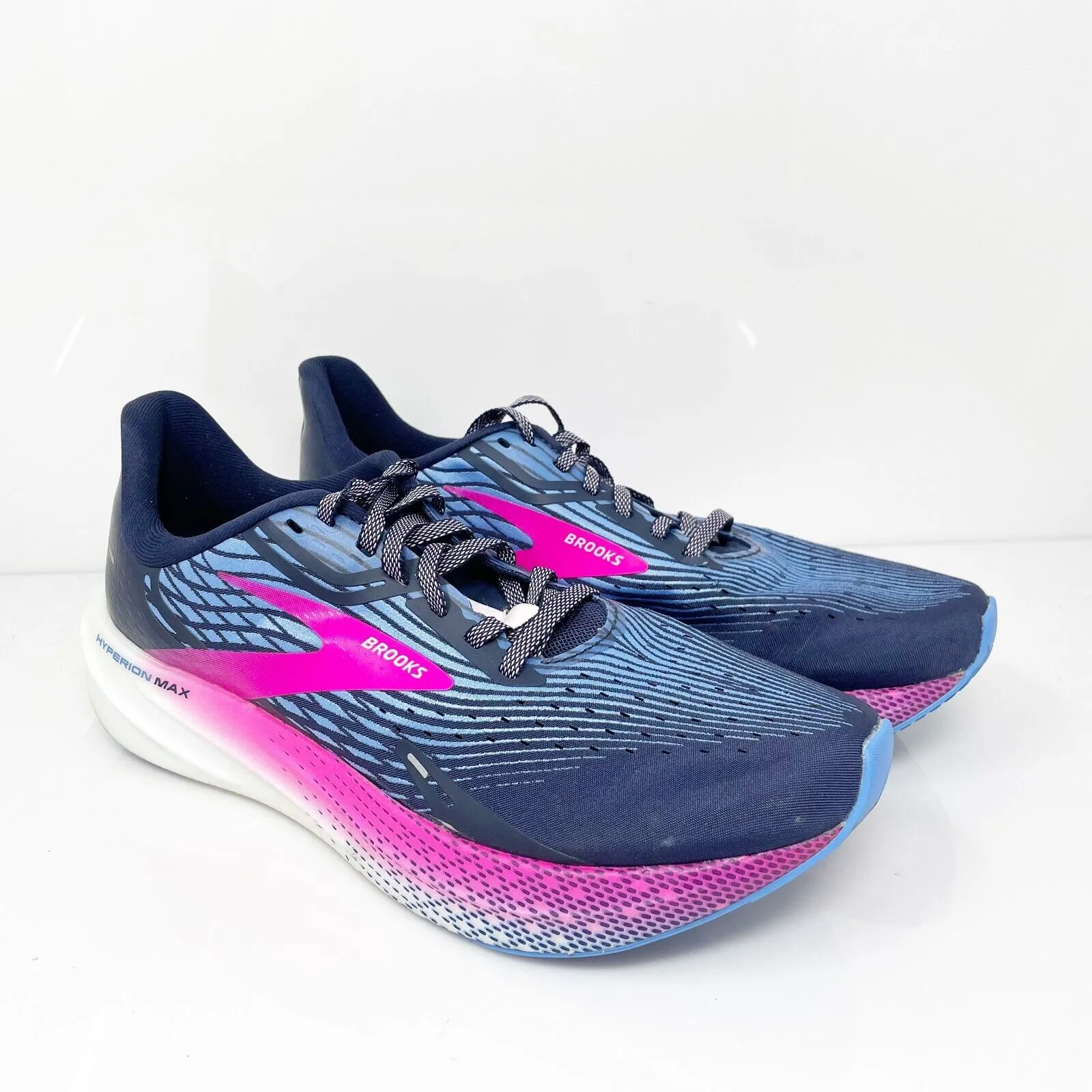 Brooks Womens Hyperion Max 1203771B441 Blue Running Shoes Sneakers Size 9 B