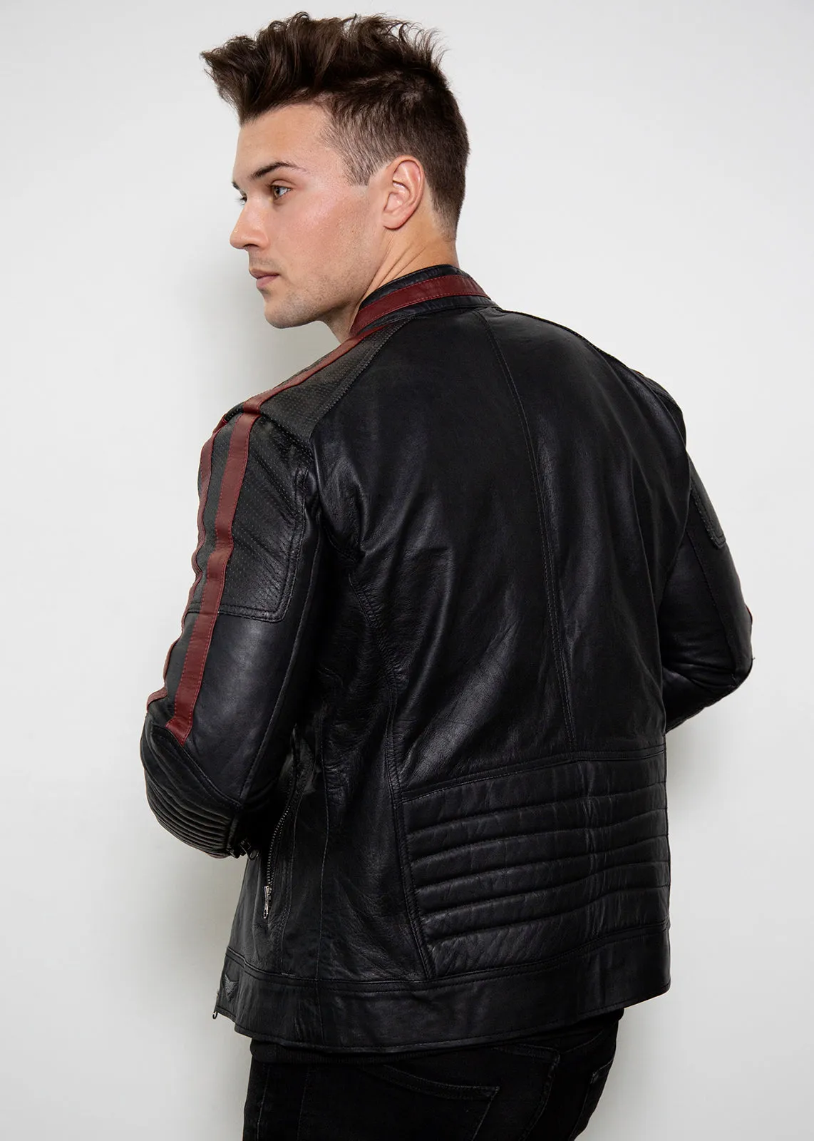 Buy Mens Commander Shepard Mass Effect N7 Leather Jacket | BioWare