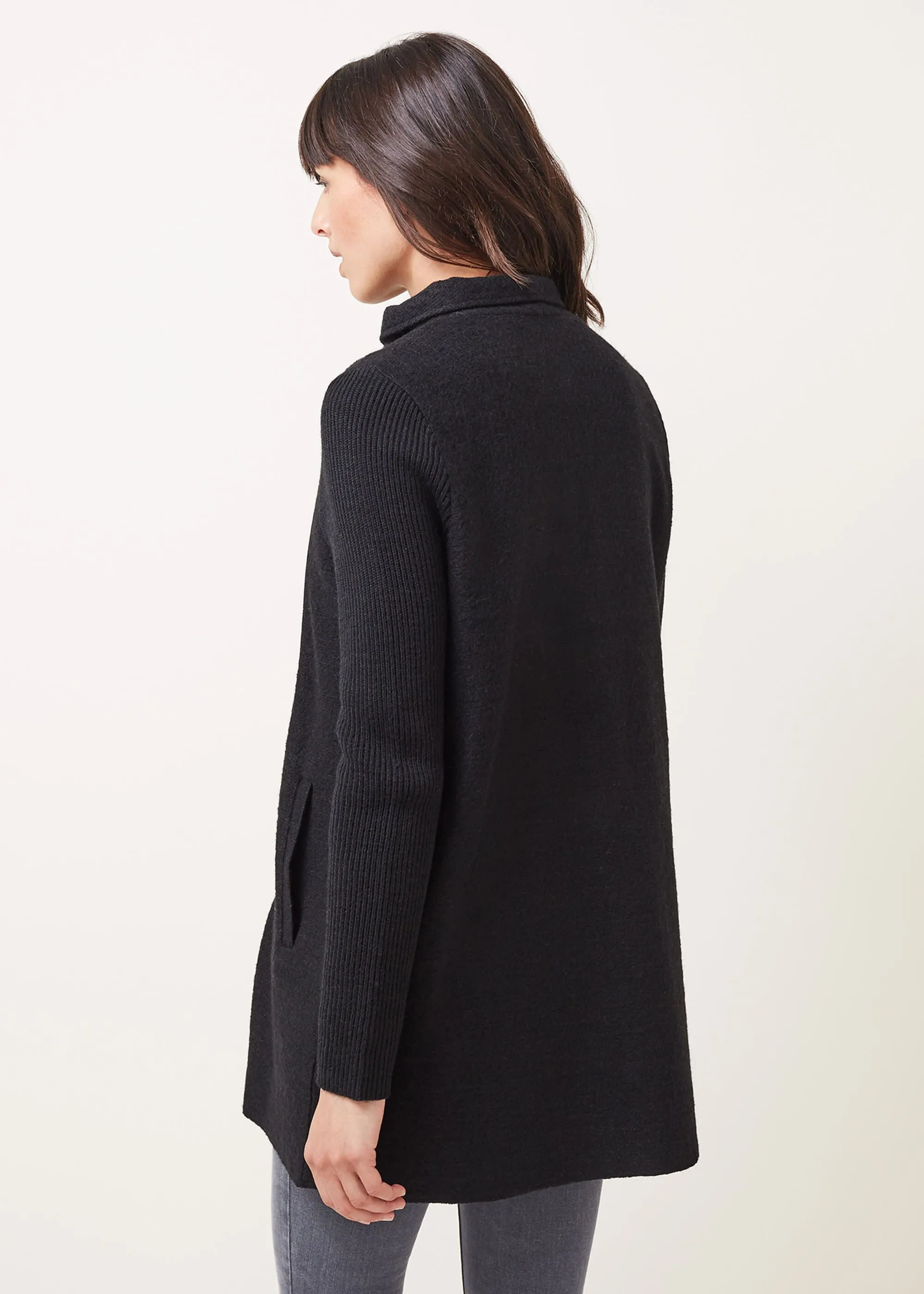 Byanca Zip Knit Coat