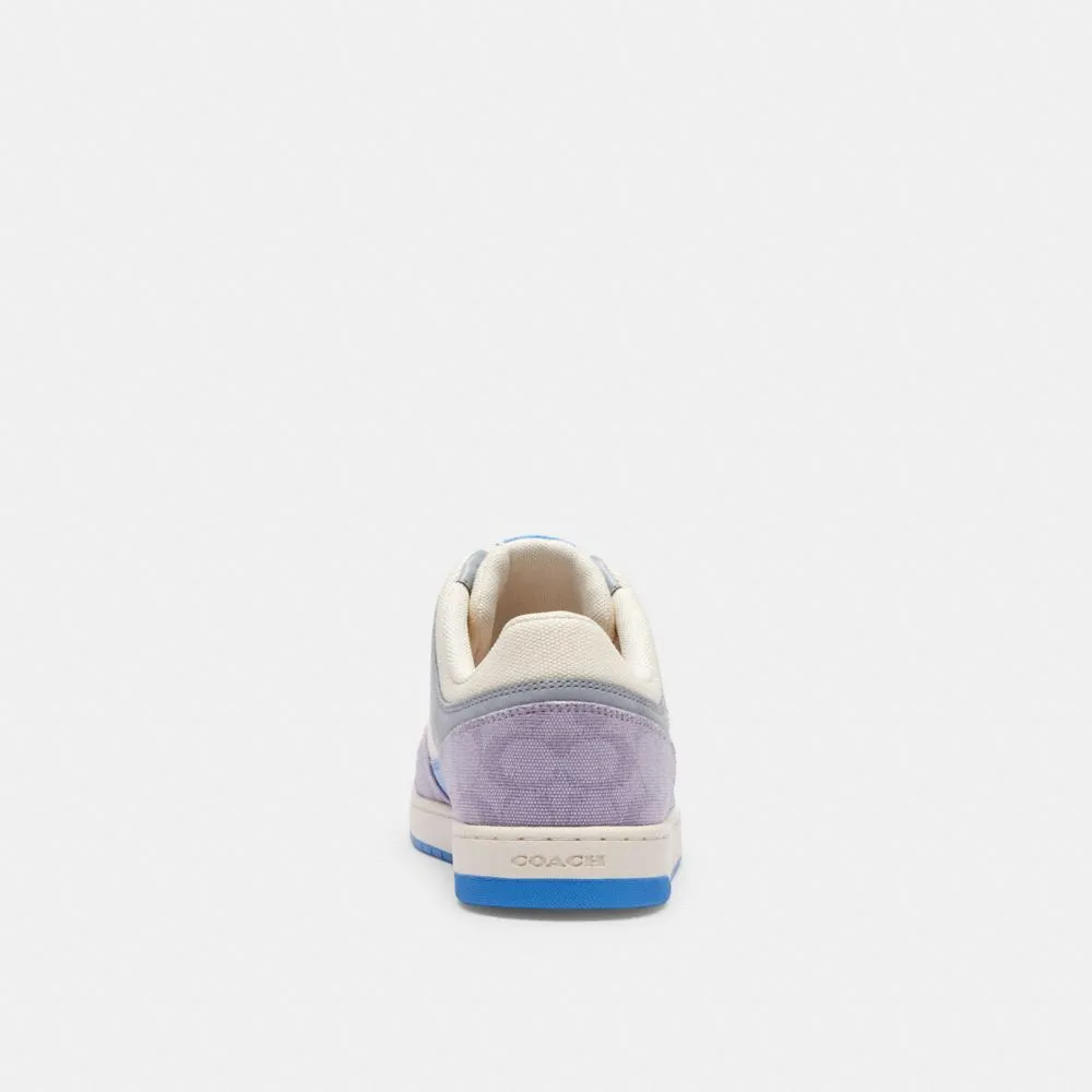 C201 LOW TOP SNEAKER IN SIGNATURE CANVAS