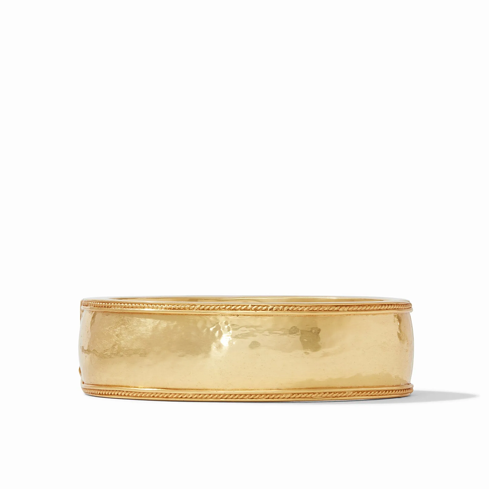 Cannes Statement Hinge Bangle Gold by Julie Vos