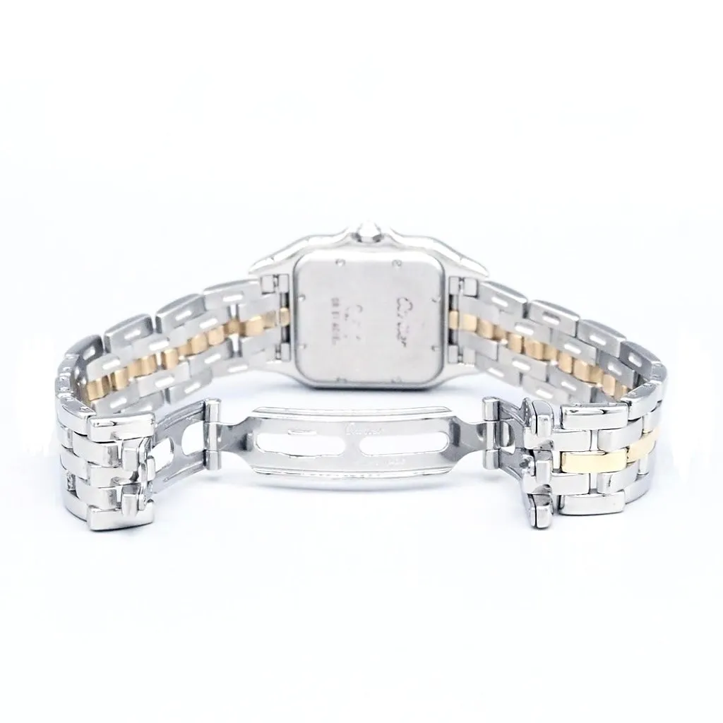 CARTIER PANTHERE 27mm 1 Row Gold Quartz 1.27TCW DIAMOND Watch