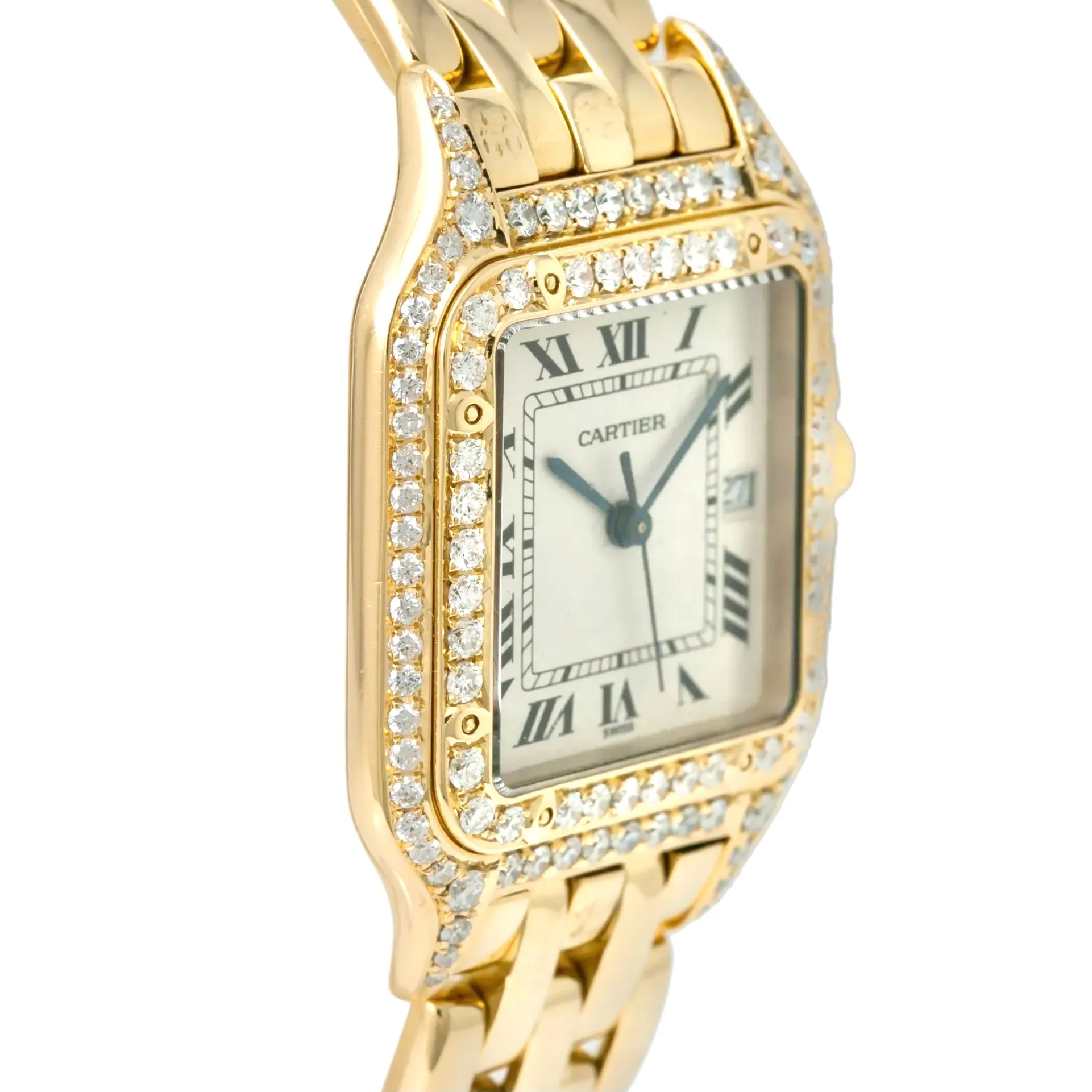 CARTIER PANTHERE 27mm 18K Yellow Gold 1.20TCW DIAMOND Watch