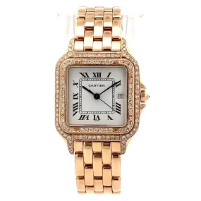 CARTIER PANTHERE 27mm 18K Yellow Gold 1.30TCW Diamond Watch