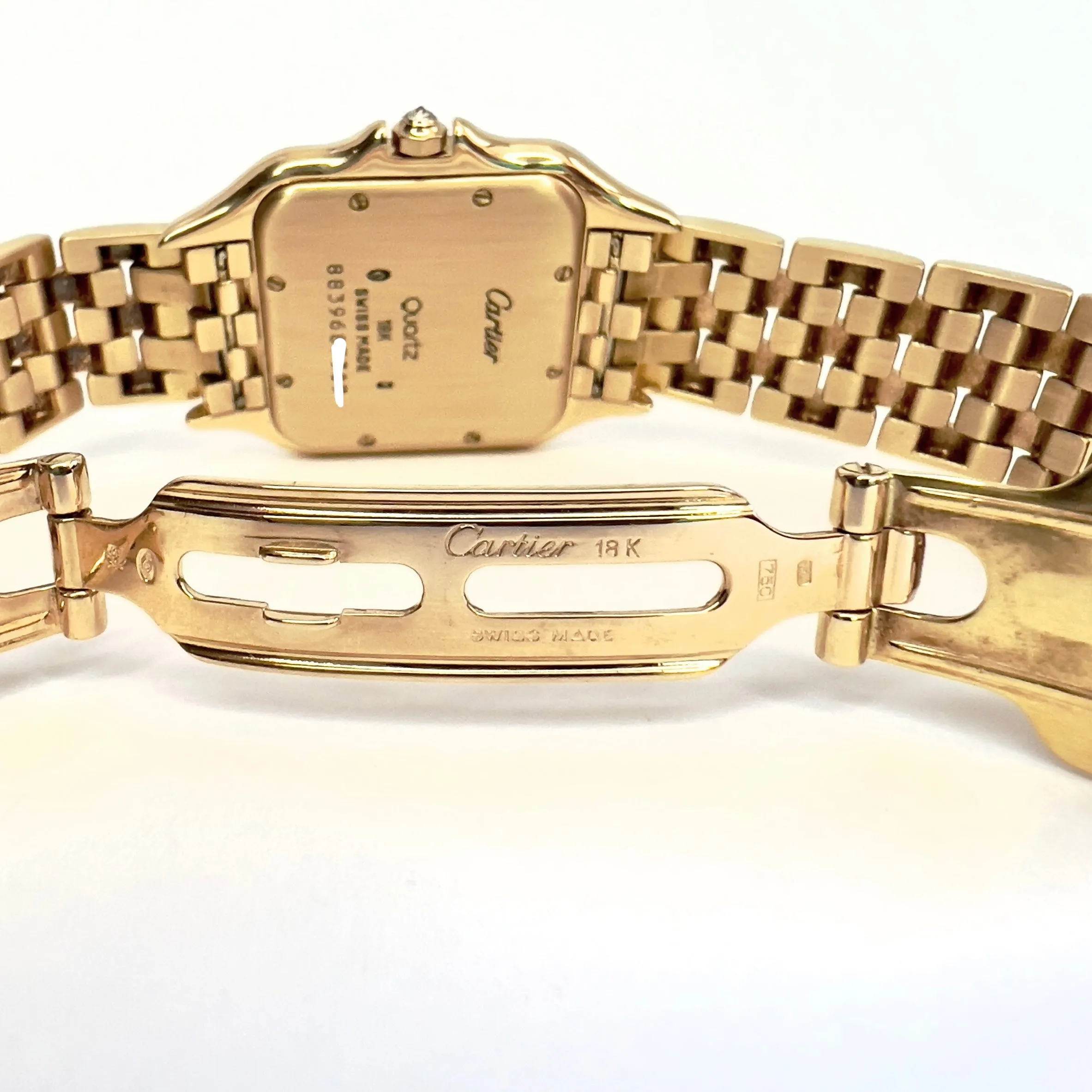 CARTIER PANTHERE 27mm 18K Yellow Gold 1.30TCW Diamond Watch