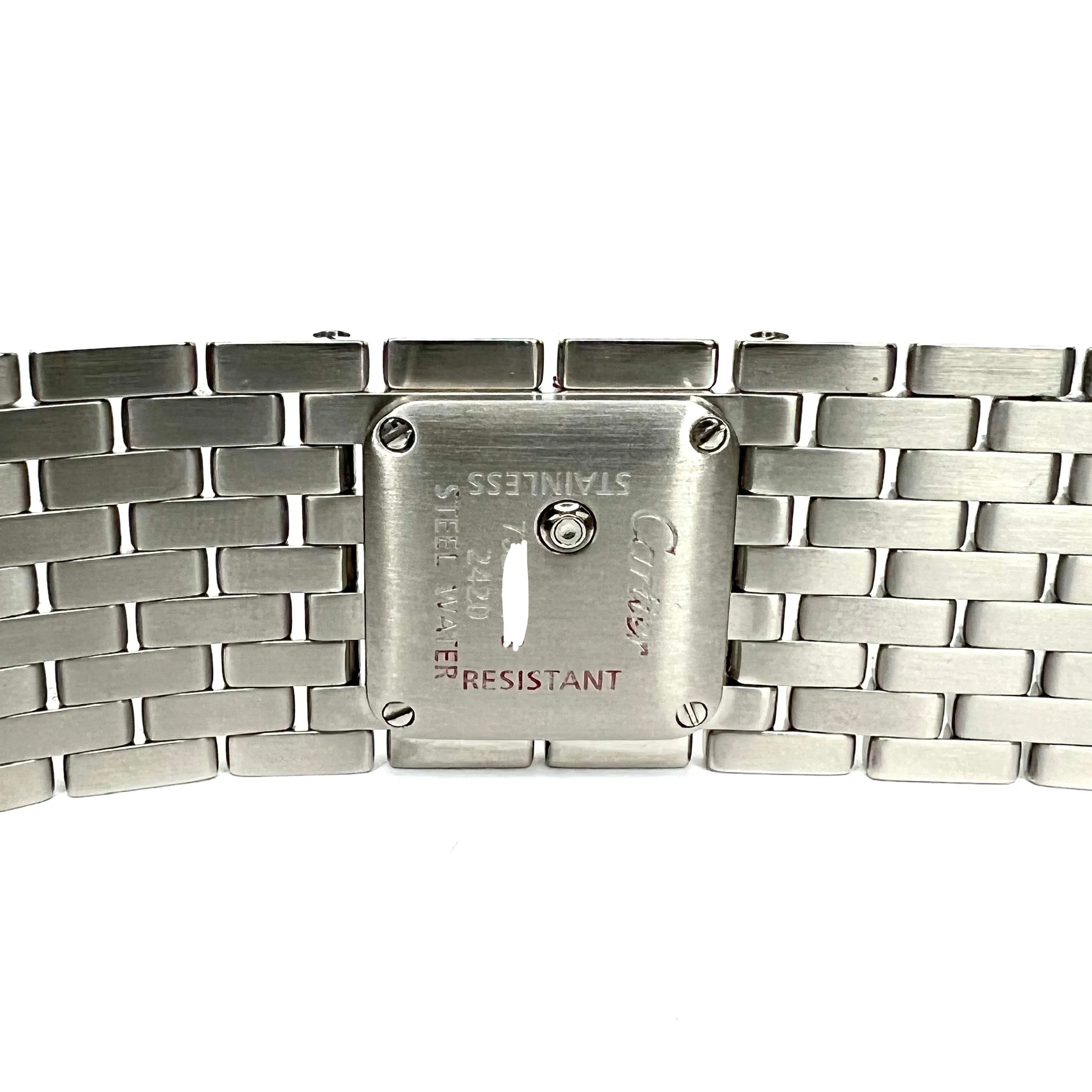 CARTIER PANTHERE RUBAN Quartz Steel 1.32TCW DIAMOND Watch