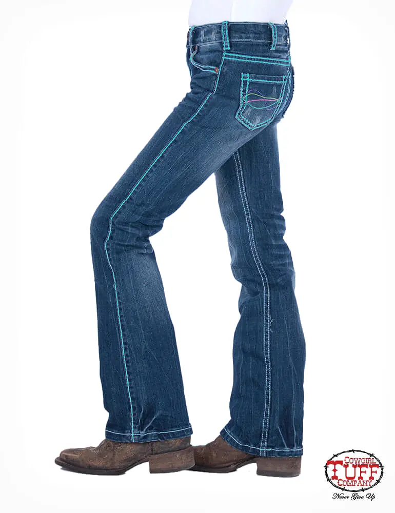 Cowgirl Tuff's - Girls Rodeo Jeans