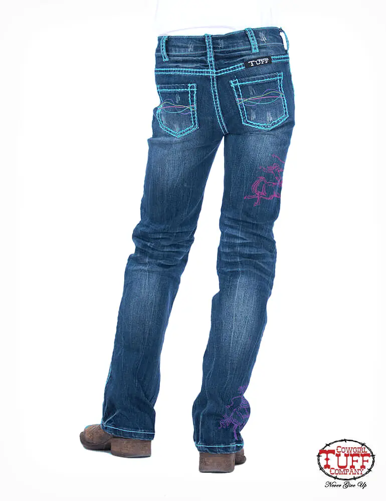 Cowgirl Tuff's - Girls Rodeo Jeans