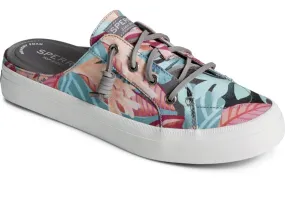 Crest Vibe Coral Floral Pink Mule Sneaker