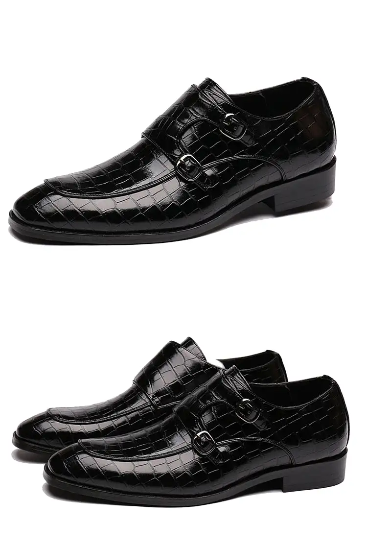 Crocodile  Flat  Business Designer Shoes Men