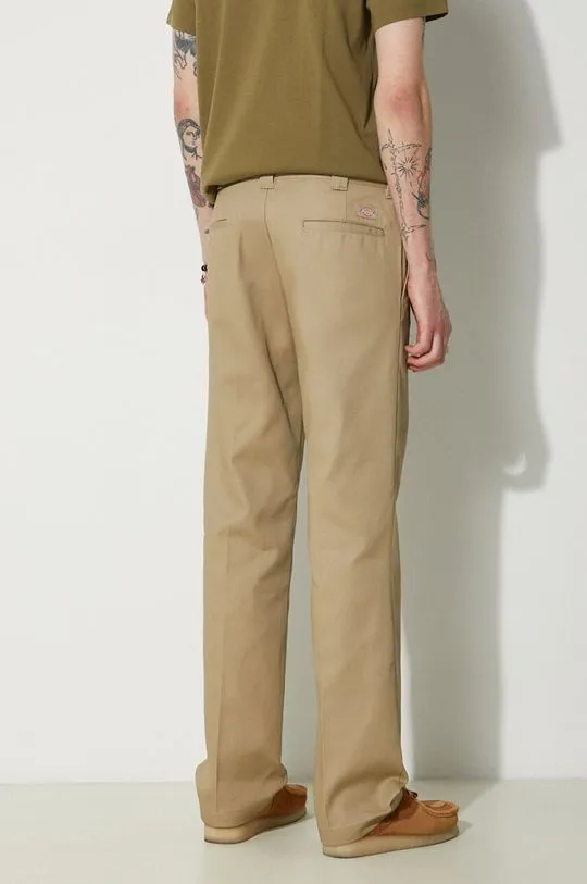 Dickies trousers Work Pant Rec men's beige color