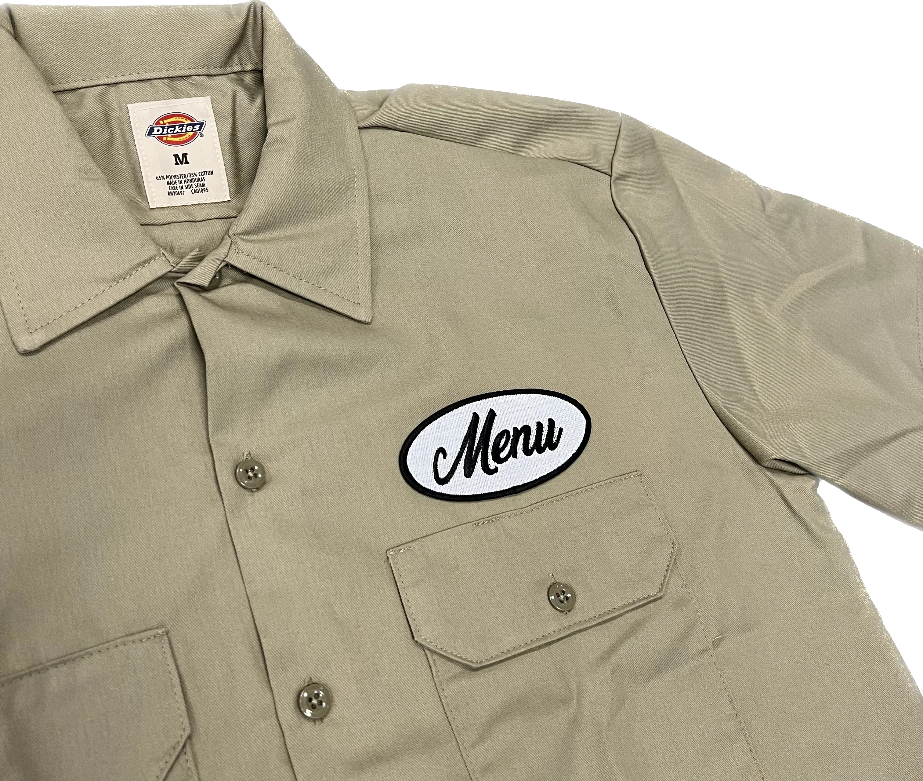 Dickies X Menu S/S Work Shirt - Khaki