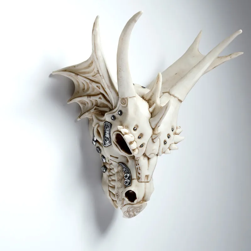 Dragon Skull Decoration with Metallic Detail SK345