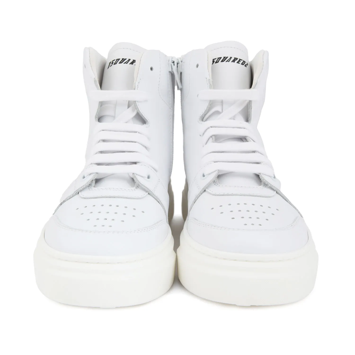 Dsquared2 White Unisex High-Top Sneaker