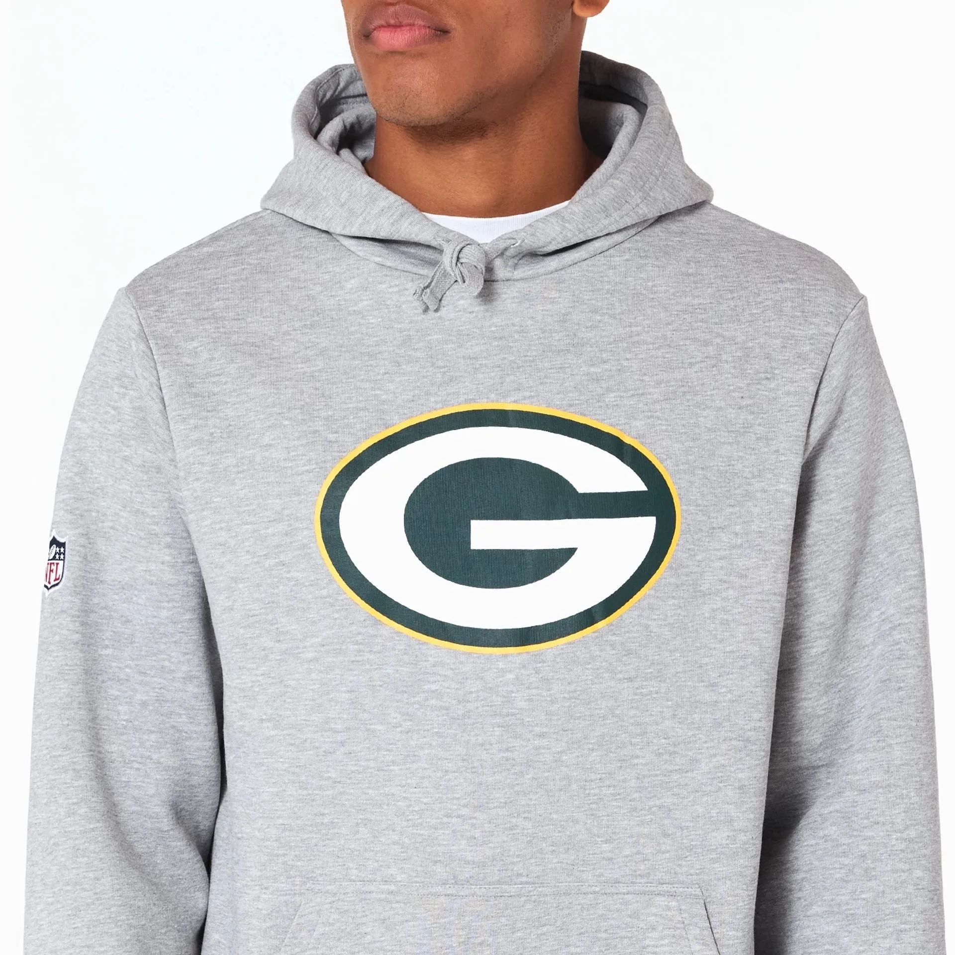 Green Bay Packers NFL Grey Pullover Hoodie