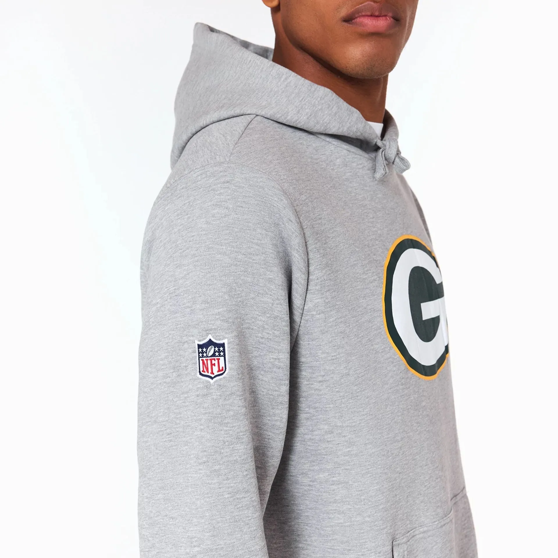 Green Bay Packers NFL Grey Pullover Hoodie