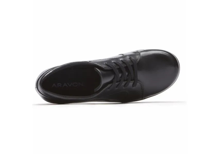 Hanover Lace-Up Black Sneaker