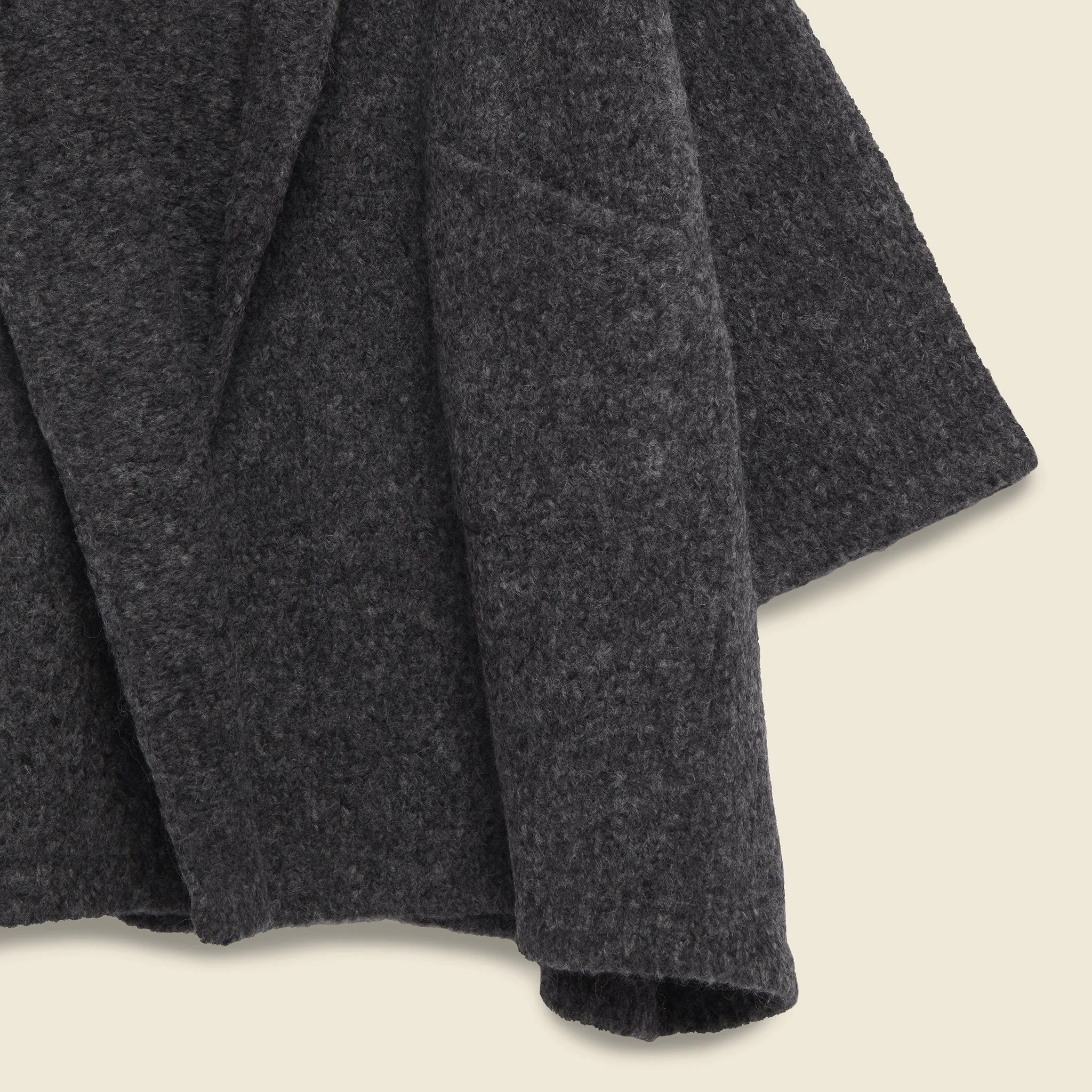 Haori Sweater Coat - Charcoal