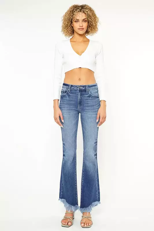 High Rise Bootcut Jeans