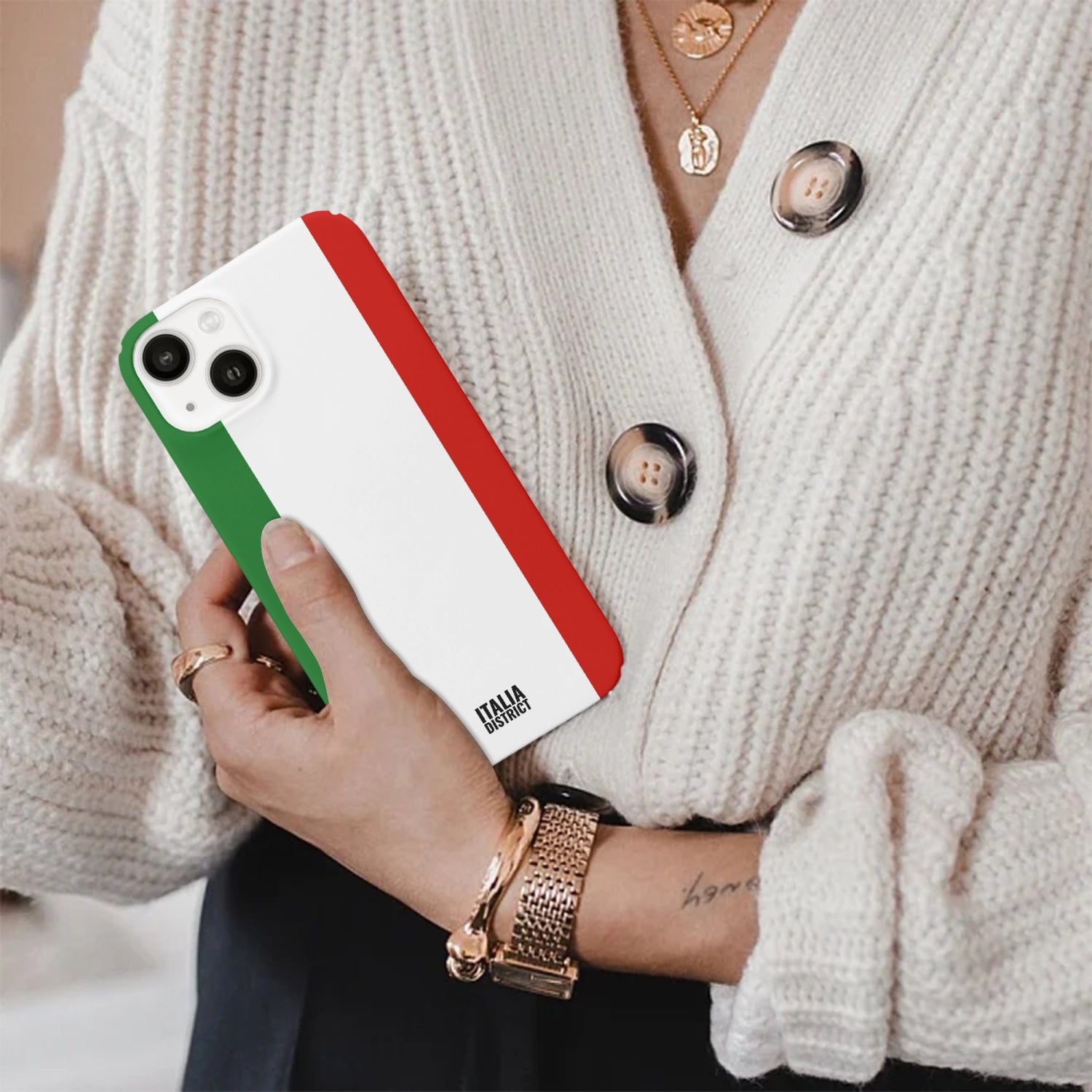 Italian Flag Phone Case iPhone 13