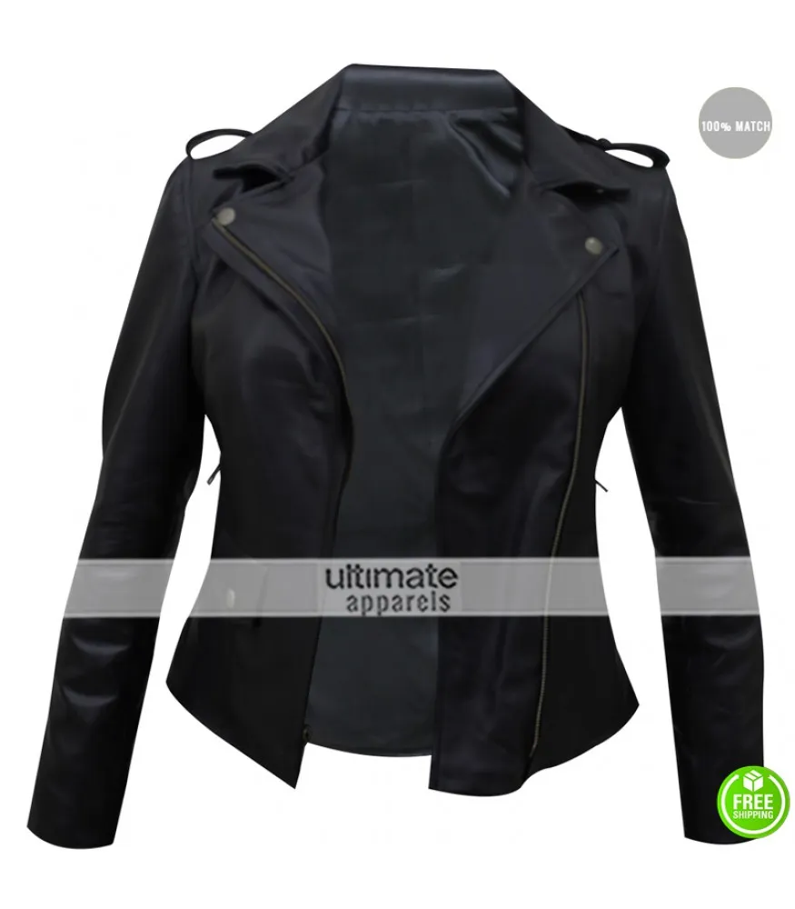 Jessica Jones Krysten Ritter Black Biker Jacket