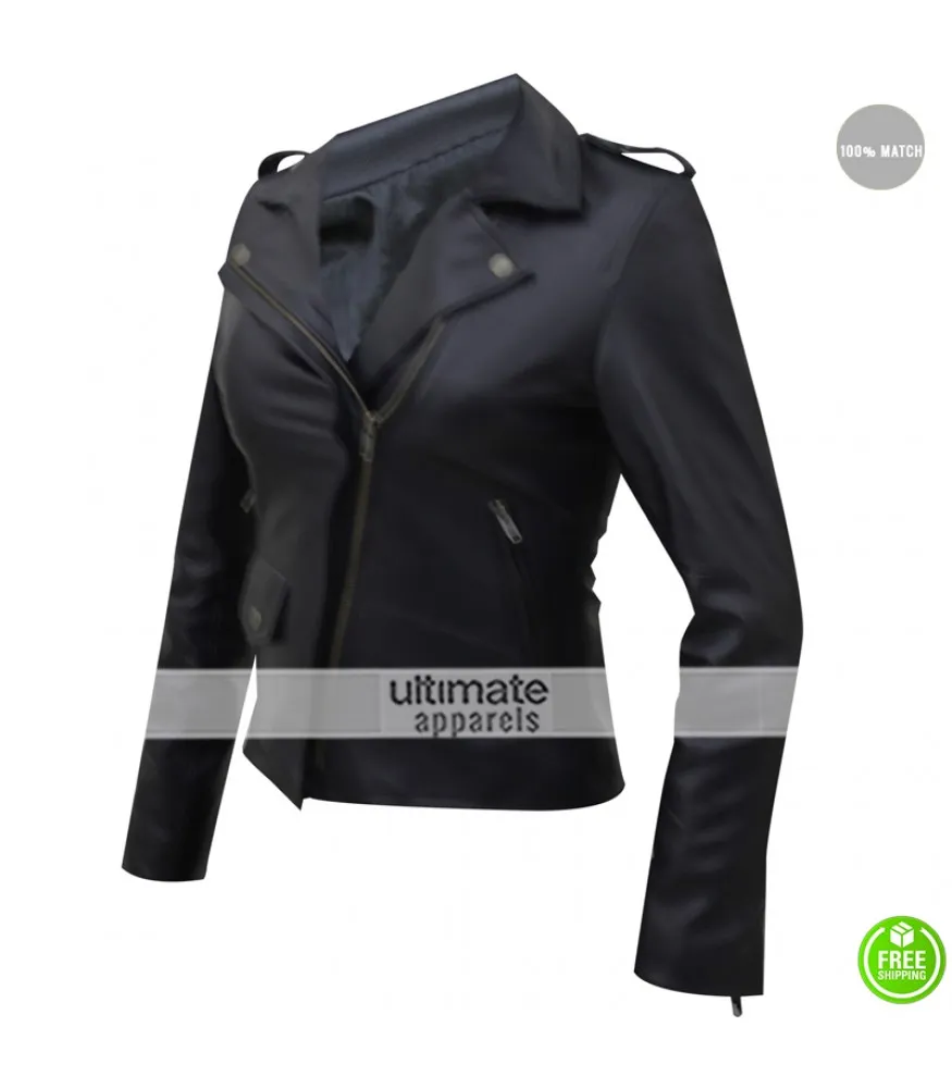 Jessica Jones Krysten Ritter Black Biker Jacket