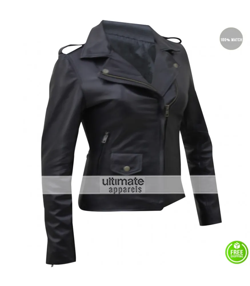 Jessica Jones Krysten Ritter Black Biker Jacket