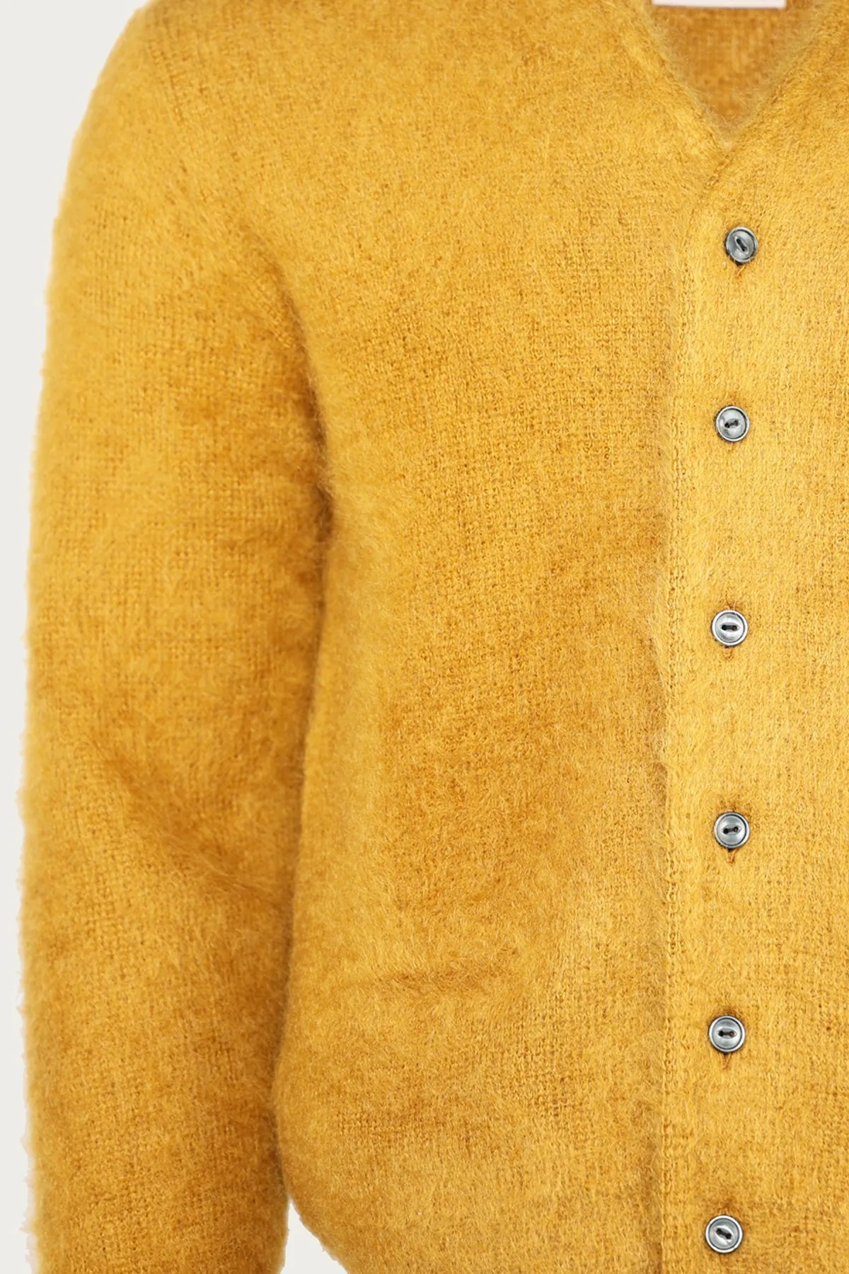 JM Mohair Cardigan - Mustard