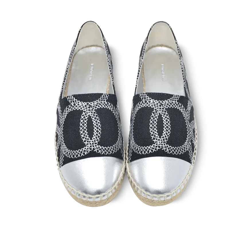 Kaisa Two Tone Slip-On Espadrille