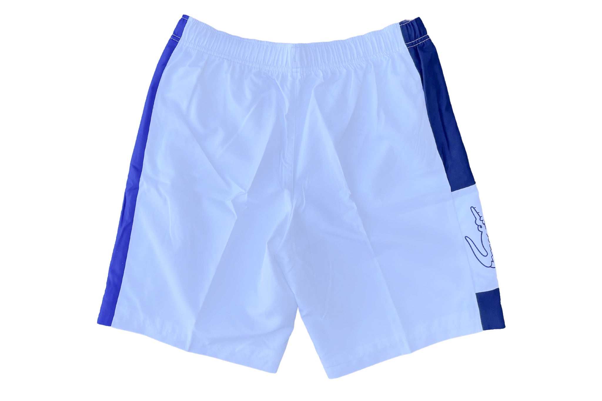 Lacoste SPORT Light Colorblock Shorts (White/Blue)