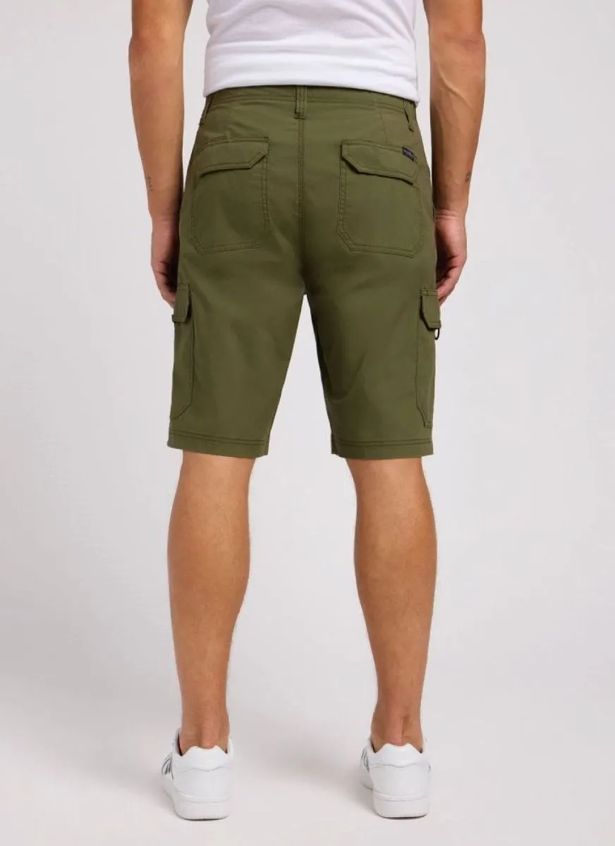 Lee Extreme Motion Cargo Shorts Olive Night