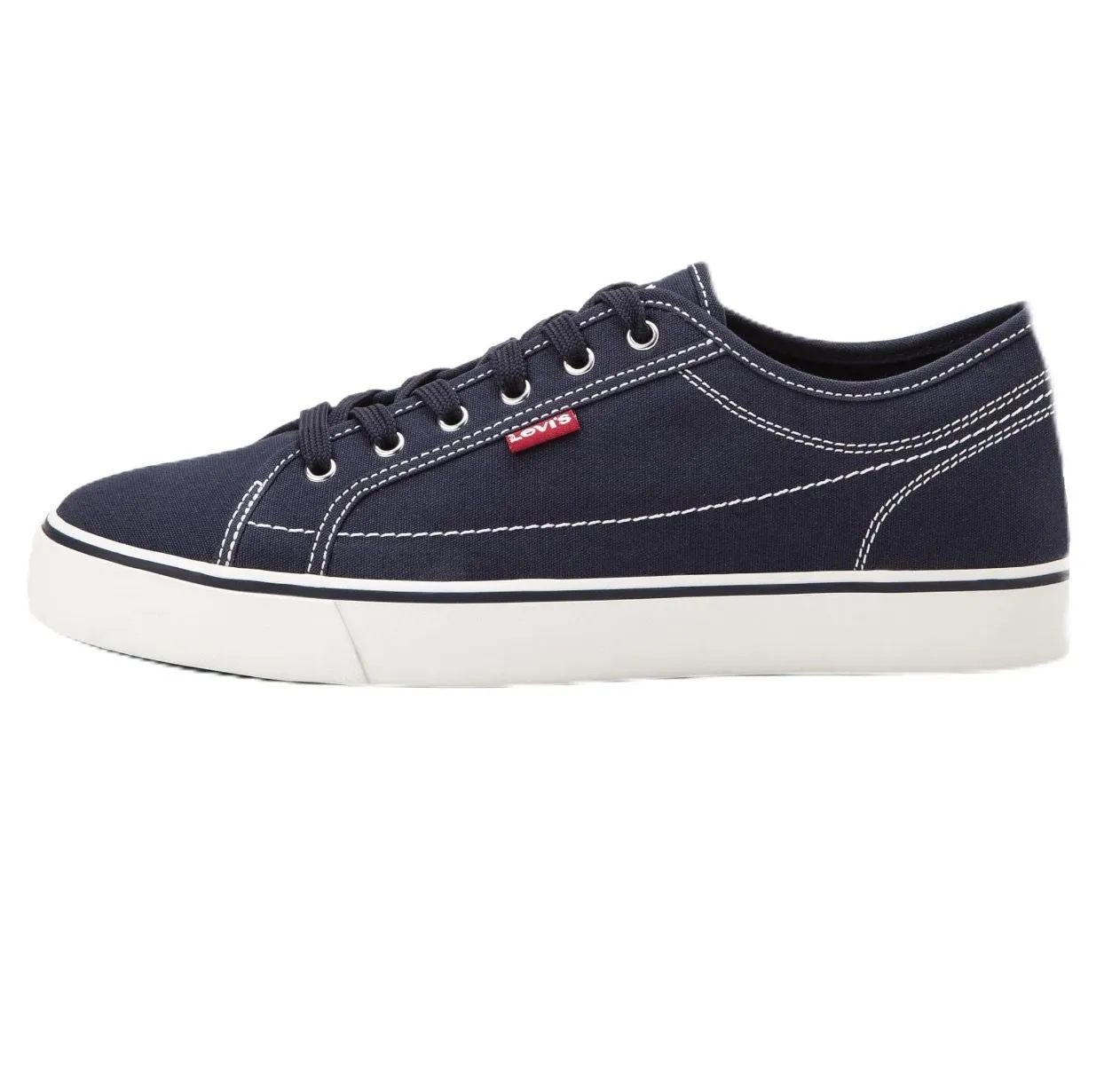 Levi's® Hernan Canvas Trainers Navy Blue