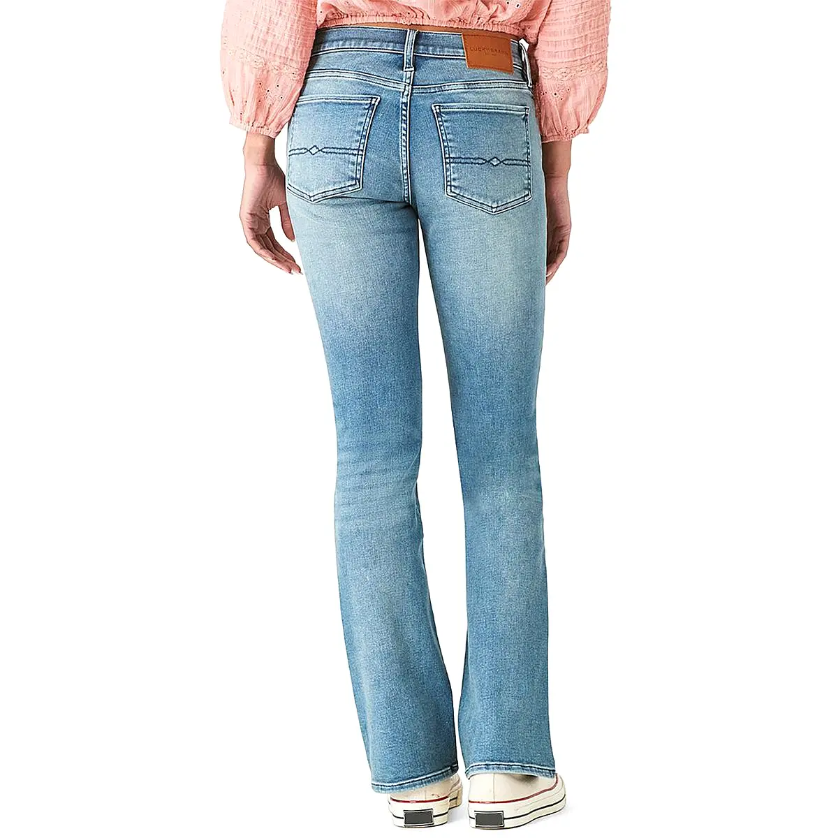 Lucky Brand Womens Sweet Mid-Rise Stretch Bootcut Jeans