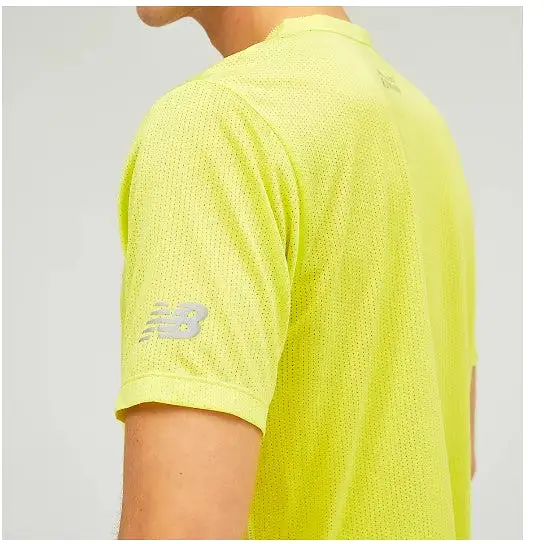 M New Balance Graphic Impact Run Short Sleeve