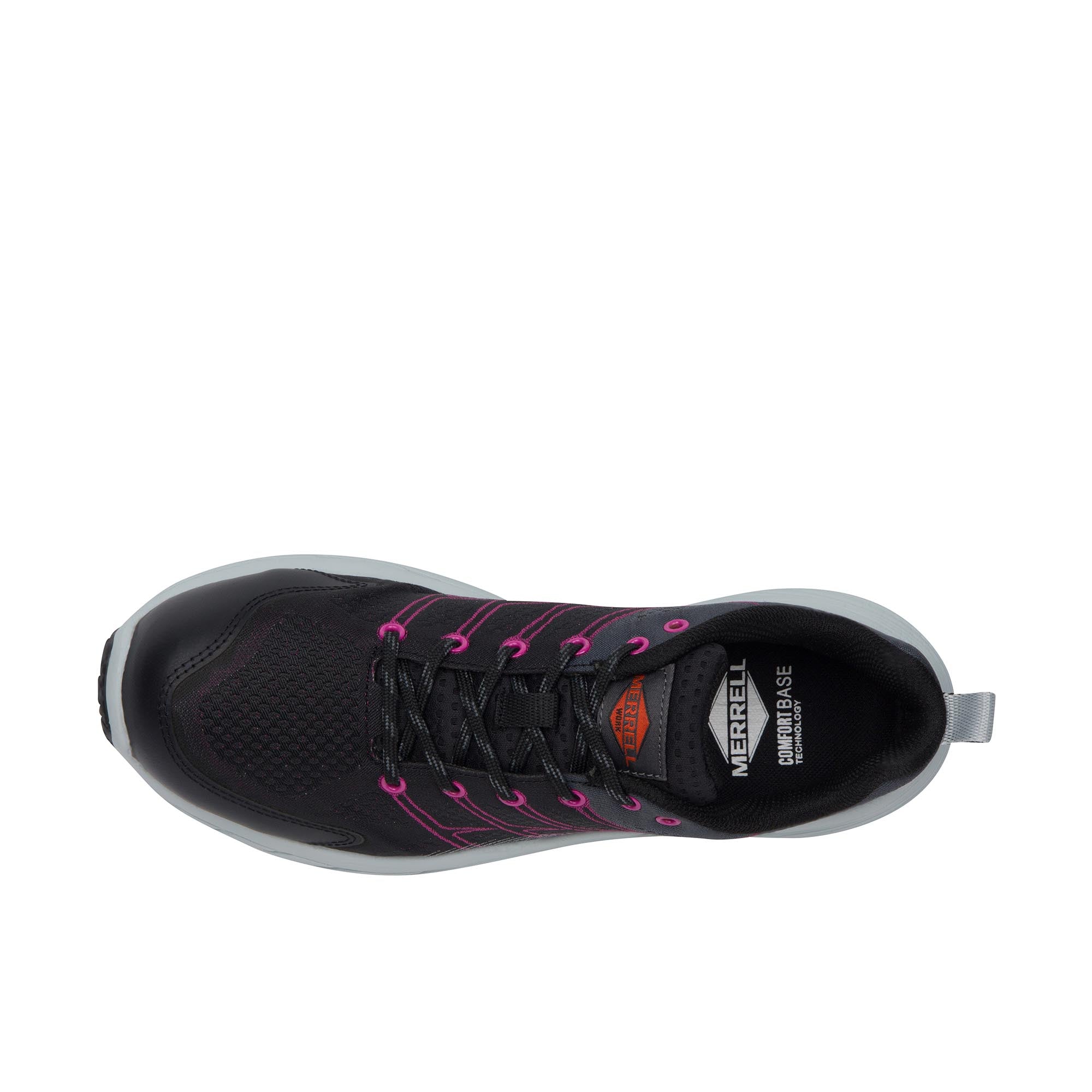 Merrell Work Womens Moab Flight Carbon Toe Black Fuchsia