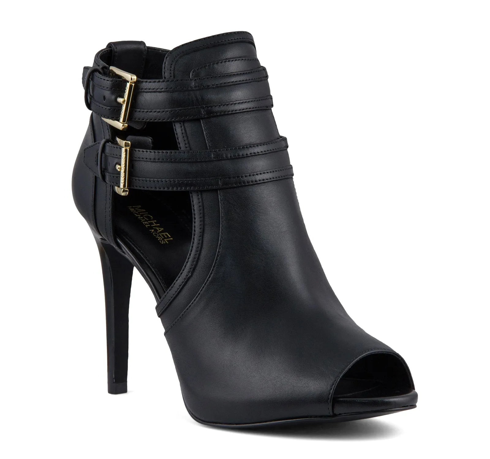 Michael Kors Blaze Open Toe Women's Bootie in Black