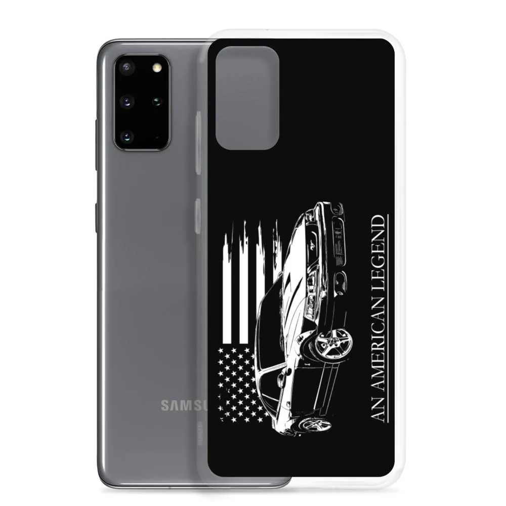 Mustang Cobra American Flag Protective Samsung Phone Case