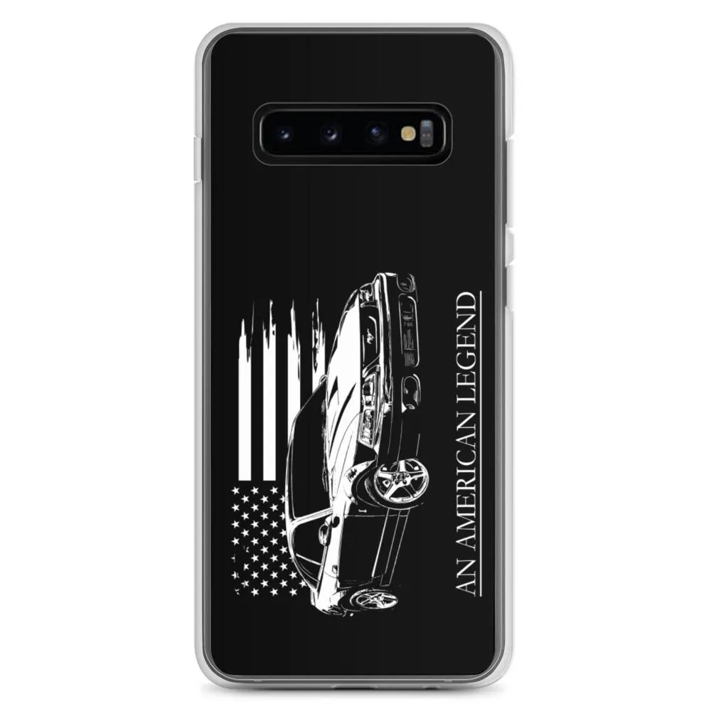 Mustang Cobra American Flag Protective Samsung Phone Case