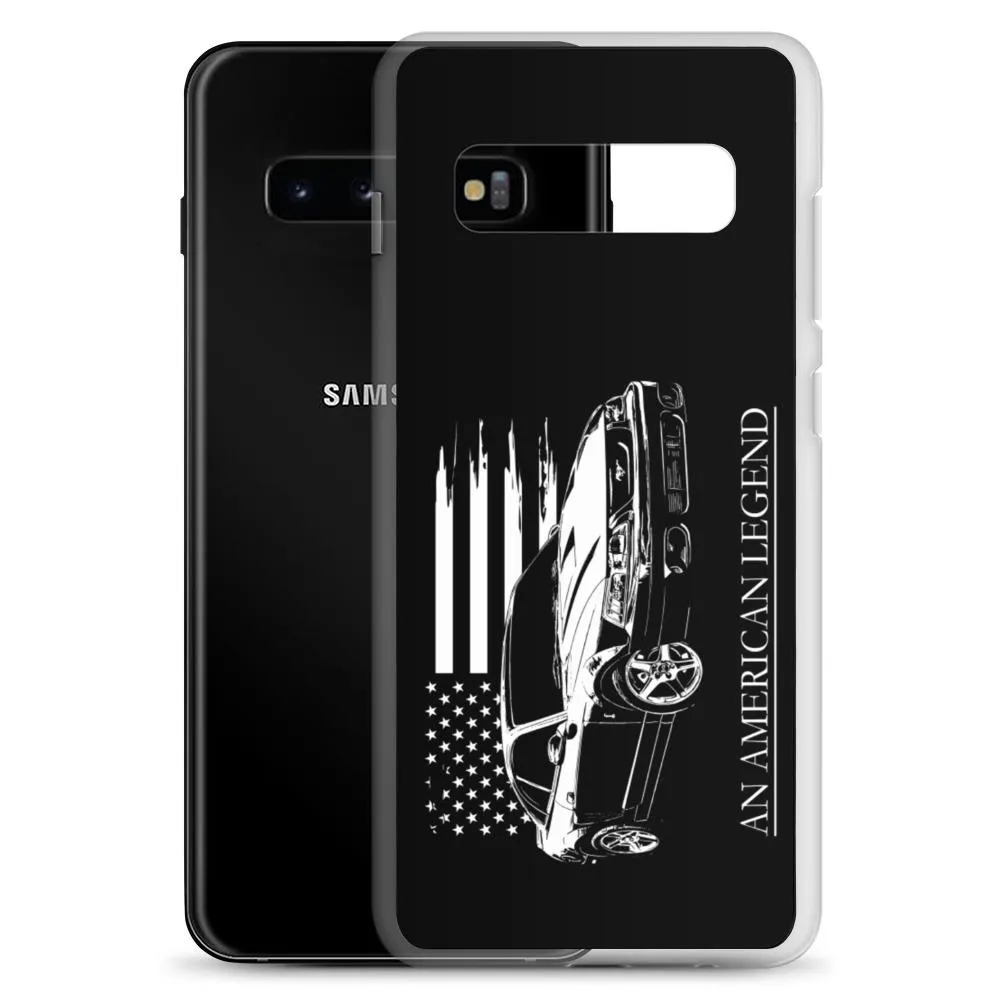 Mustang Cobra American Flag Protective Samsung Phone Case